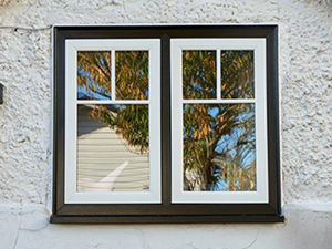 Photo of a flush sash window